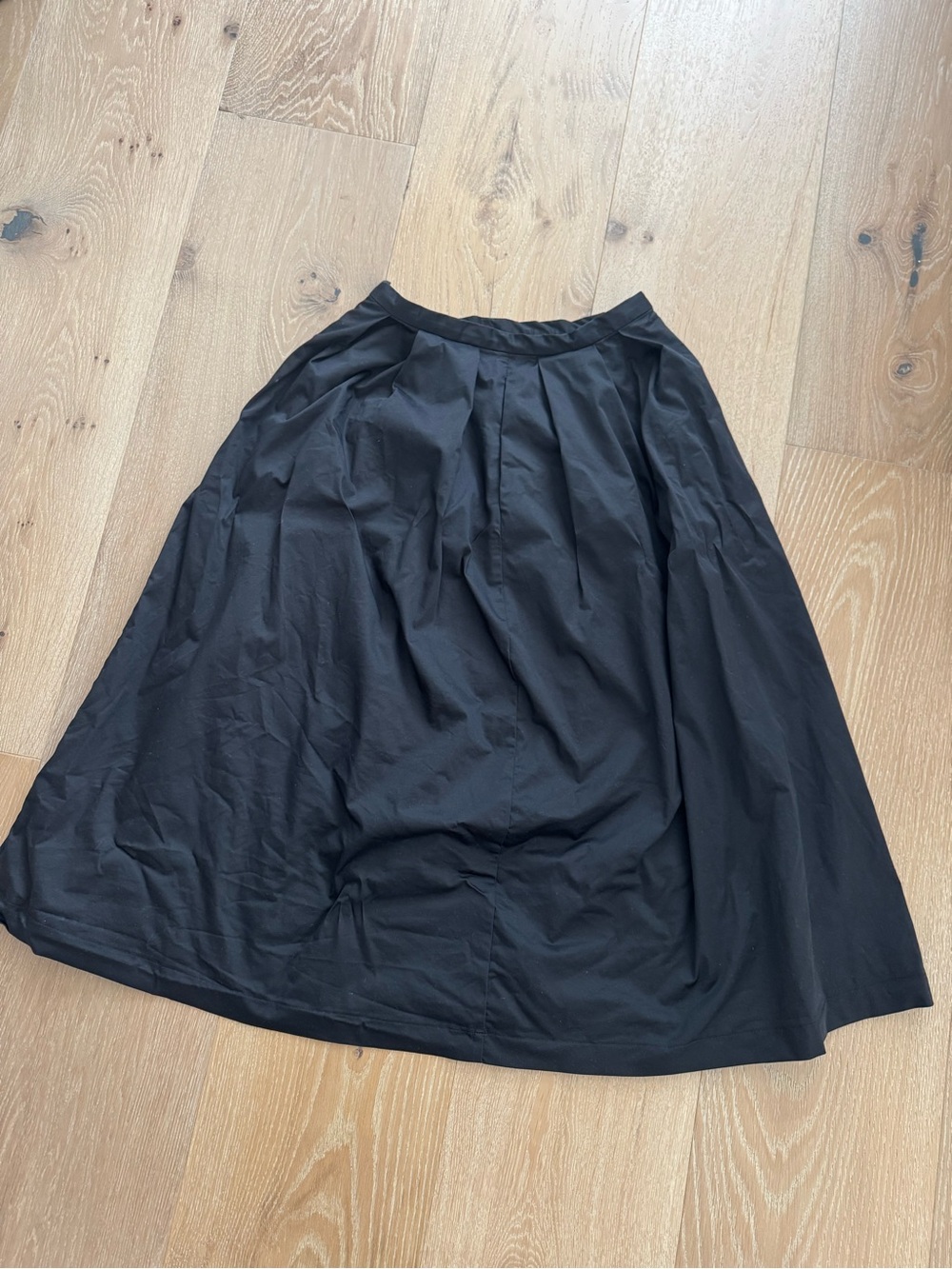 H&M Black Women's Midi Skirt